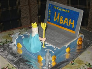 Последний тортик на день рождения сынули (сегодня к нам придут его друзья): - 2