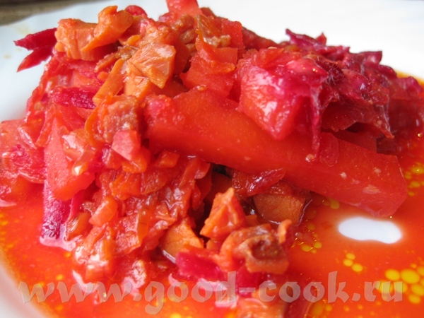 Копченая курица под багряной шубкой