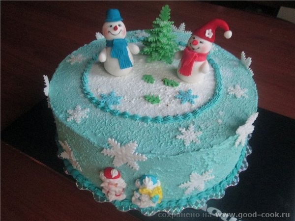 елочка со снеговиками