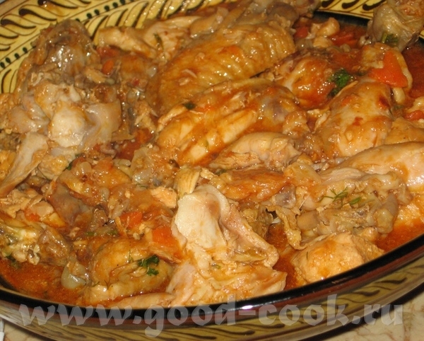 "Курица,тушеная по домашнему" от Вalерия Вкусное, быстрое блюдо без заморочек