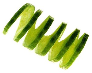 Пружинки из огурца