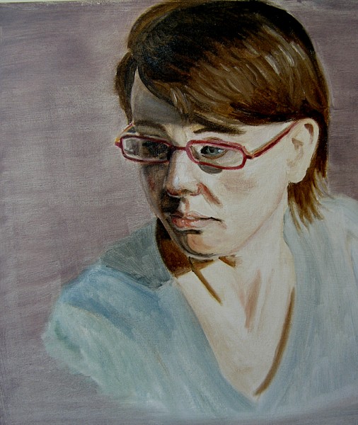 Прошлым летом я брала класс Painting I