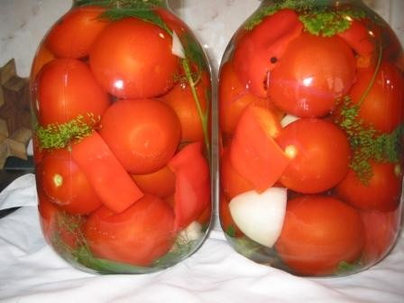 маринованные кисло сладкие помидоры,готовятся очень легко
