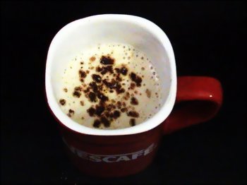 4) Перемешать кофейную смесь с молоком - 3