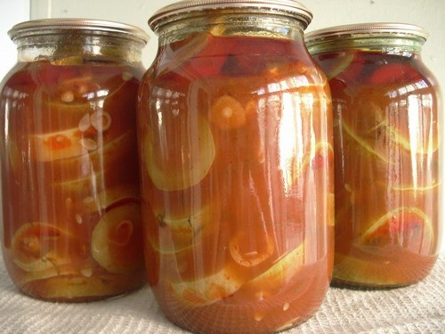 КАБАЧКИ В ТОМАТНОМ СОУСЕ от КАБАЧКИ МАРИНОВАННЫЕ ПО-БОЛГАРСКИ ТКЕМАЛИ ИЗ КРАСНОЙ СМОРОДИНЫ (без рец...