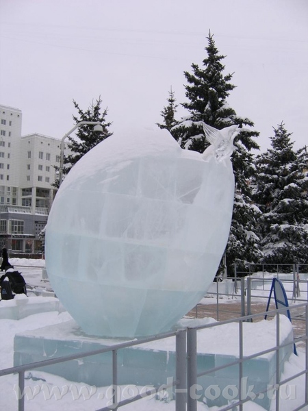 у нас это не конкурс, у нас это просто традиция - ежегодно делать ледяные городки, Сибирь, однако В... - 6