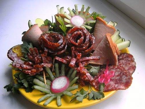 Колбасный букет