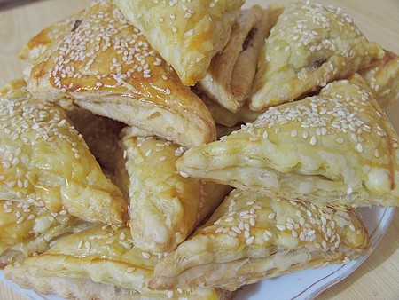 Бурекасы от нашей Инночки с начинкой из баклажанов и грибов, просто чудо