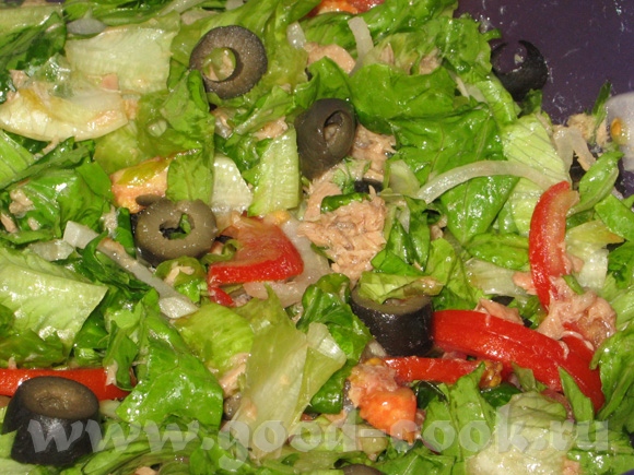 Тоже из темы "Блюдо дня", задание было "Испанская кухня": Самый быстрый салат на испанский манер от... - 2