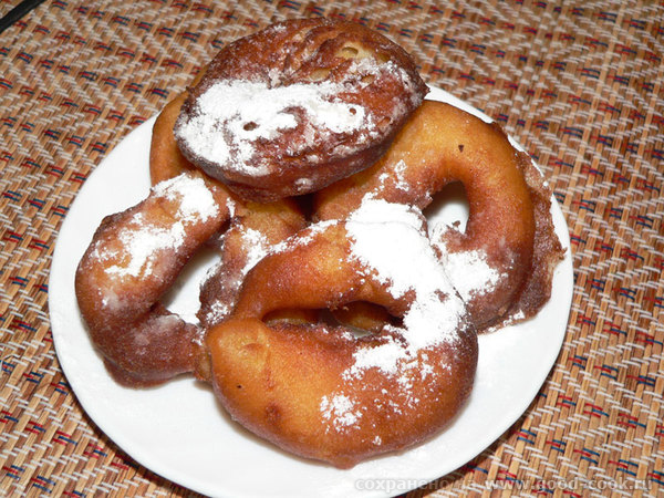 Пончики "Ананас" Необычайно вкусные, даже не ожидалось