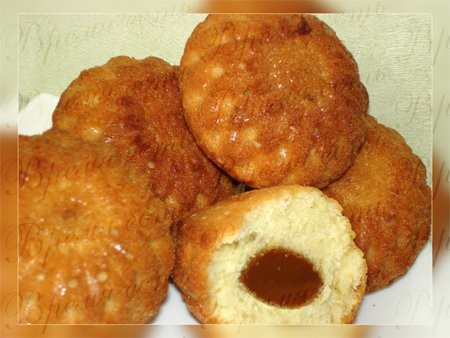 Кексики с вареной сгущенкой На 6 шт Слив