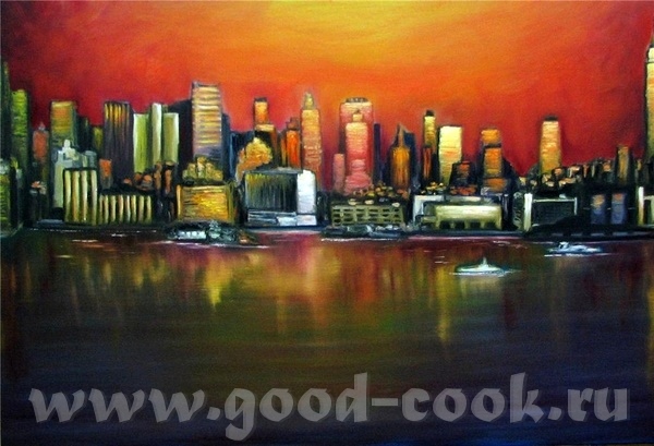 А вот тaк закат рисует xудожники: Здесь рисунки Красный закат неба Закат в Нью-Йорке Африканские бо... - 2