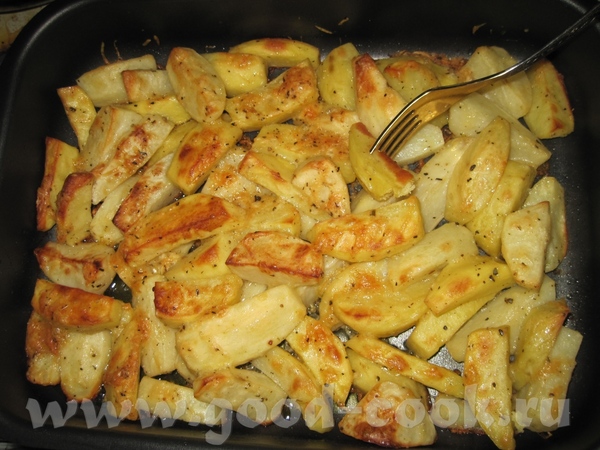 Несу на пробу: 1, Картофель с парезаном и чесноком