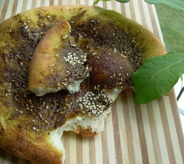 ЛЕПЕШКИ С ЗАТАРОМ ПИЦЦА ПОРЦИОННАЯ С ЦУККИНИ И ГРИБАМИ