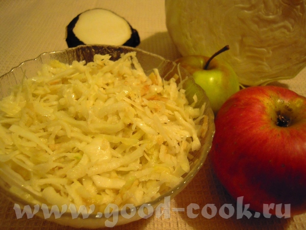 Яблочный пирог, рецепт очень похож на Яблочный тарт от Нелли Брецли Салат "Здоровье" - 3