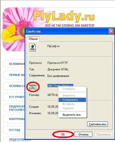 Ссылка на сайт в интернете - 2