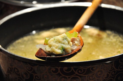 Спасибо Танюше Тунечка за Куриный суп с овощами и манными клецками