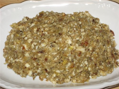Тушеная шуарма с грибами и соусом из аджики - 3