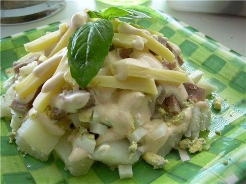 Салат« Этаж» из садовых овощей Пицца куриная с овечьим сыром и сладкими перцами Китайский суп со Шп... - 8