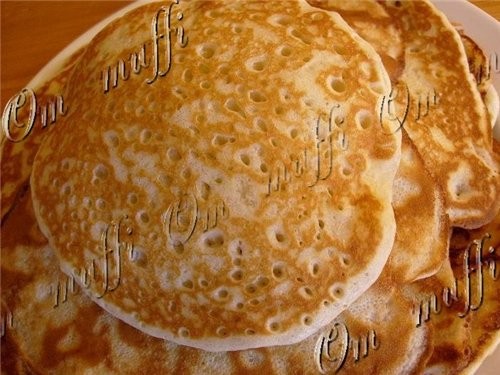 БЛИНЫ "НЕЖИНКИ" Рецептура: Сметана - 200гр