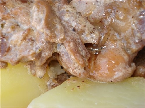 Принесла тебе огромное спасибо за Куриное мясо с портобелло в сливках