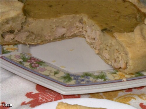 Бабка с грибами и мангольдом Пицца с тунцом и овощами Пирог с курицей и картофельным пюре - 3