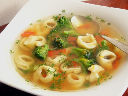 Или суп простой можно сварить Суп с тортеллини
