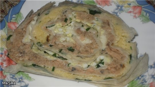 ПРЯНАЯ КУРИЦА КОТЛЕТКИ РУЛЕТИК ИЗ ЛАВАША С ЛАСОСЬЮ ГРИБНОЙ СОУС Очень вкусно и с макарошками и с ка... - 3