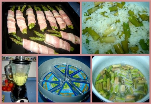 Espбrragos envueltos en bacon con salsa Спаржа, завернутая в бекон под соусом Спаржа - 20 шт - 2