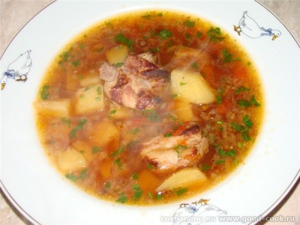РЕЦЕПТ: суп-картошка с рёбрышками