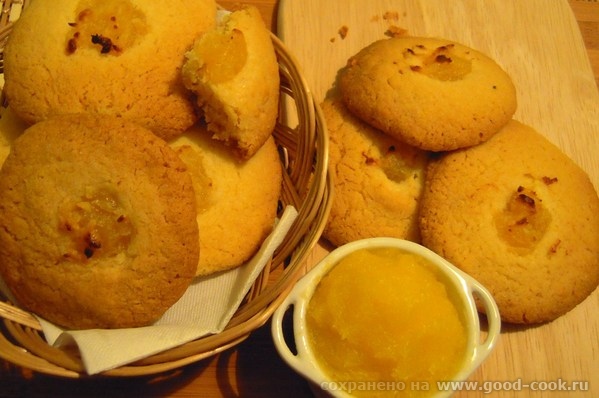 Вот печенье немного начиняла этим курдом
