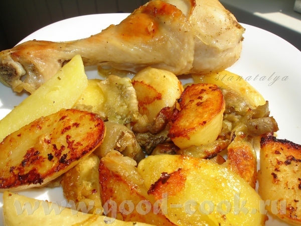 ОКОРОЧКА МАРИНОВАННЫЕ В БЕЛОМ ВИНЕ, С КАРТОШЕЧКОЙ Понадобиться: 1 кг куриных голеней, 1 кг картофел...