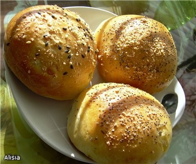 Булочки с чесноком и розмарином BAGELS (бублики) - 2