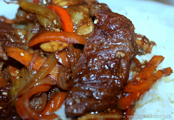 Stir-Fried Beef with Vegetable (蔬菜炒牛肉 .