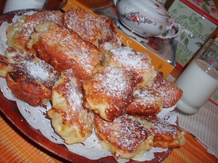 Рацушки (Польские яблочные оладьи ) Джазовые оладушки