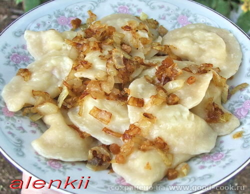 Вареники с картофелем Жаркое из курицы с варениками Спасибо большое