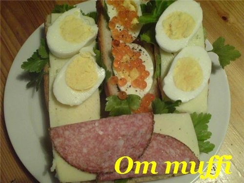 курица в горчично-ореховом соусе куриный бульон с лапшой бутерброды к ужину закуска из баклажан быс... - 4