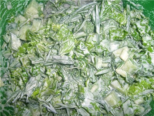 Приготовила КЮКИ (азербайджанская кухня) и салат с тархуном от Lvitsa - 2