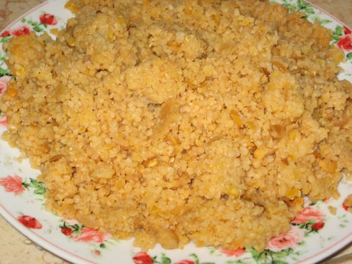 Бургуль с красной чечевицей Израильская кухня