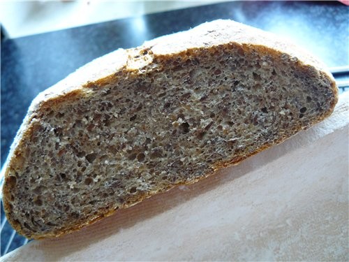 Хлеб с зёрнами на ржаной 12-16 час