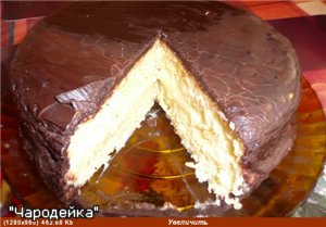 Лови: Торт "Чародейка" Тесто: 3 яйца 1 ч