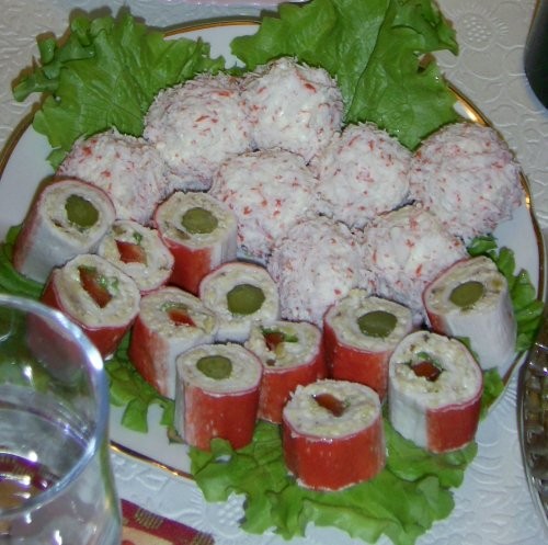 Крабовые роллы 200 гр