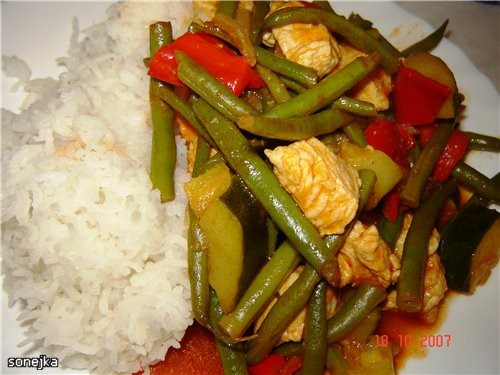 Большое спасибо sonulya за рецепт Курица с овощами за 20 минут Было очень вкусно и быстро