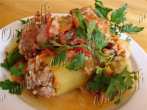 КОКОТ ИЗ СВЕЖИХ ШАМПИНЬОНОВ И ЦВЕТНОЙ КАПУСТЫ от МЯСНОЙ СОУС ДОЛМА ЛЕТНЯЯ ЭЧМИАДЗИНСКАЯ ЗАКУСКА ИЗ... - 4
