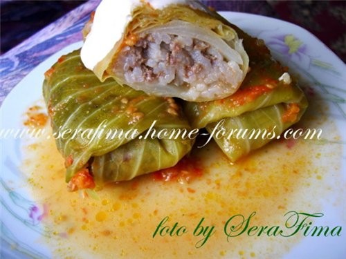 Куллядж Голубцы Мтаббаль Пирожное с персиками и орешками Рыбка запеченая и еще селедка под шубой Ри... - 2