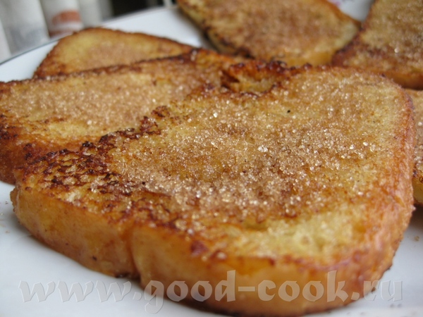 Гренки с сахаром