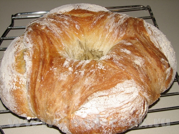 Оле спасибо за чудесный хлеб Белый Хлеб на Биге с Йогуртом