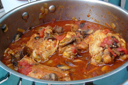 Chicken Cacciatora-Курица по-охотничьи