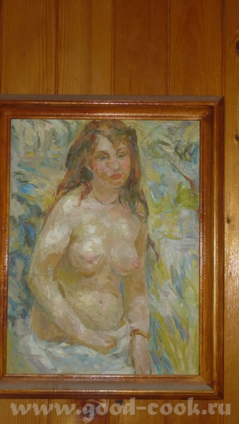 У меня есть эта картина , художница дальняя родственница мужа(она уже умерла),была в Союзе художник...