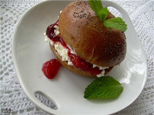 BAGELS с лососем Шоколадно Лимонные Булки и Бублики - 5